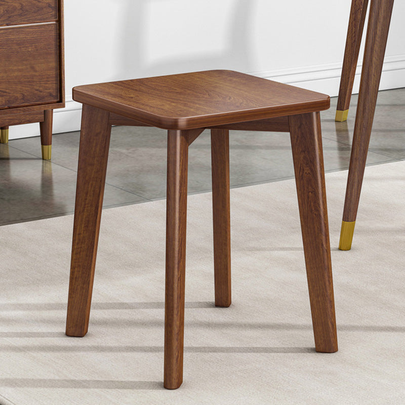 Chinese Wood Stackable Low Stool
