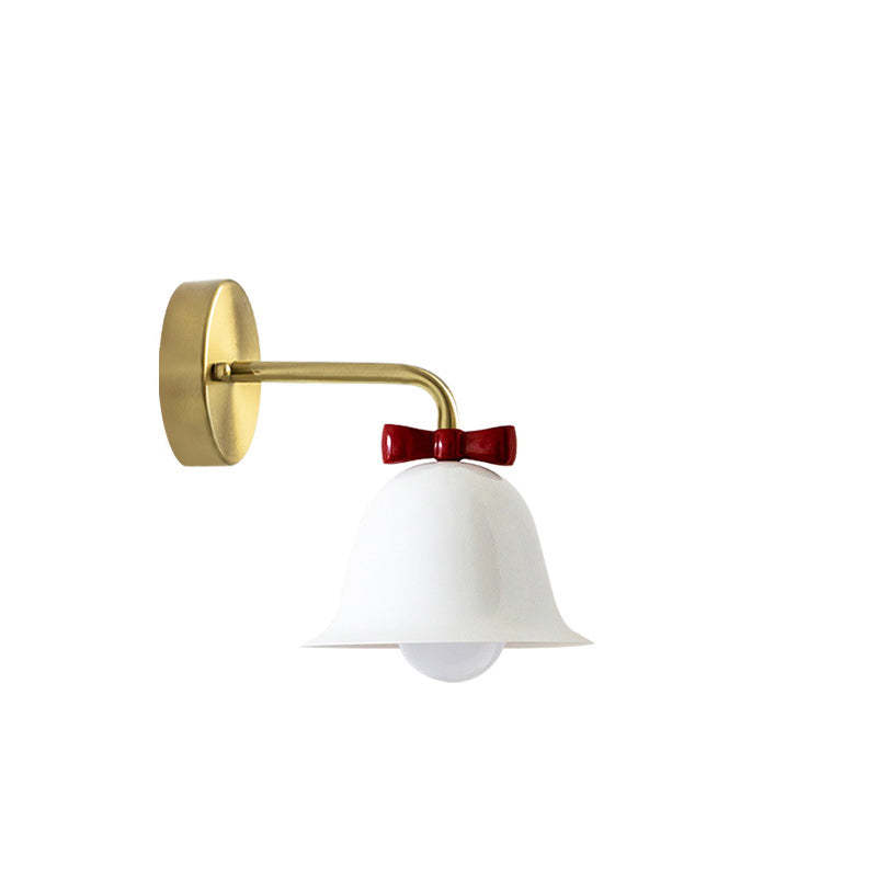 French Minimalist Bell Butterfly Iron Sconce