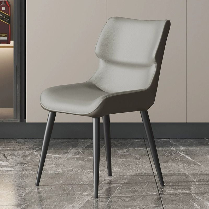 Microfiber Leather Upholstered Dining Chair