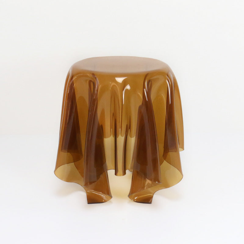 Scandinavian Round Tablecloth Acrylic End Table