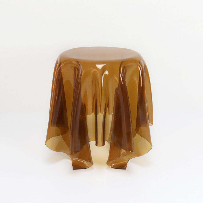 Scandinavian Round Tablecloth Acrylic End Table