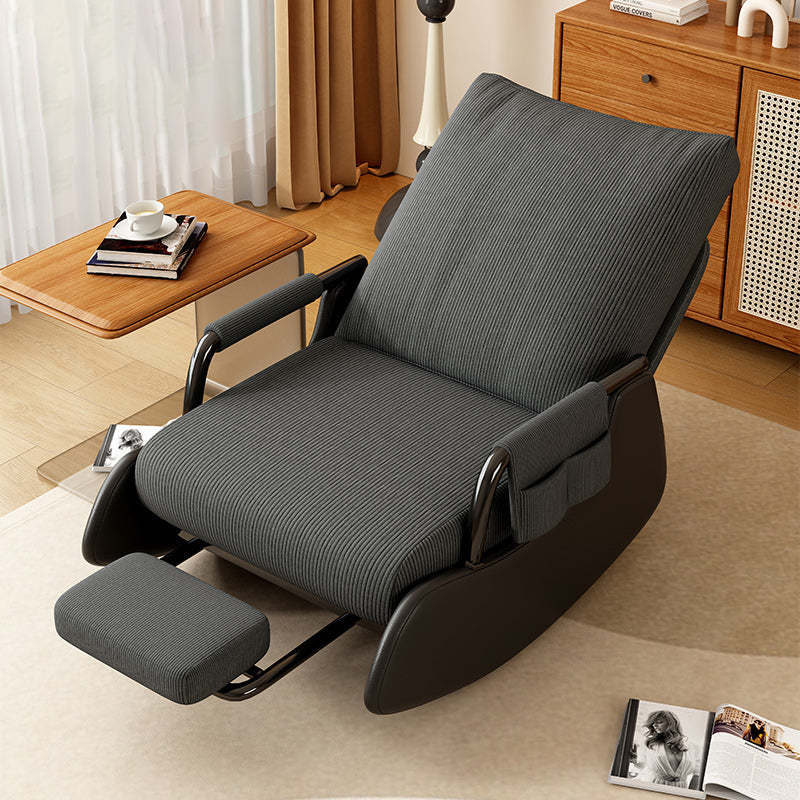 Modern Corduroy Leather Foldable Recliner
