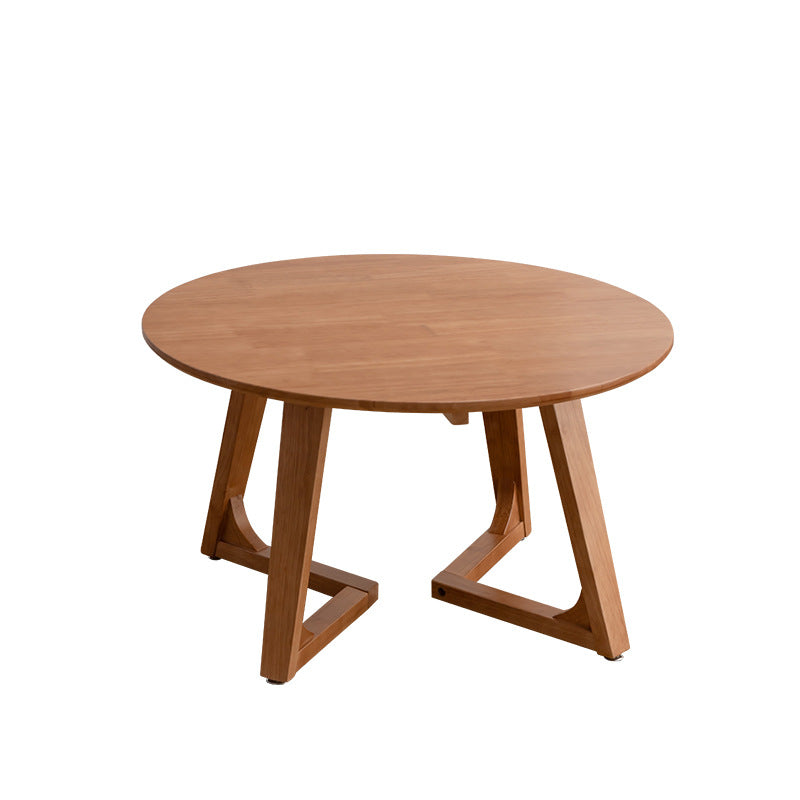 Contemporary Wood V-Leg Coffee Table