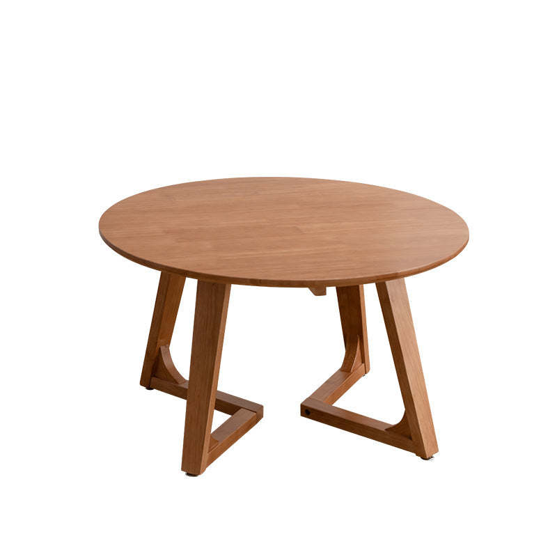 Contemporary Wood V-Leg Coffee Table