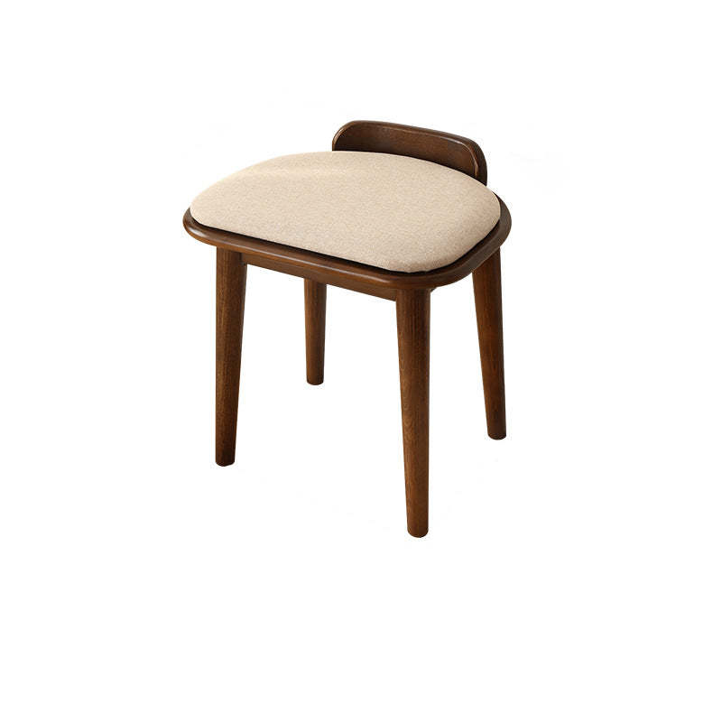 Lighom traditional vanity arc walnut vanity stools