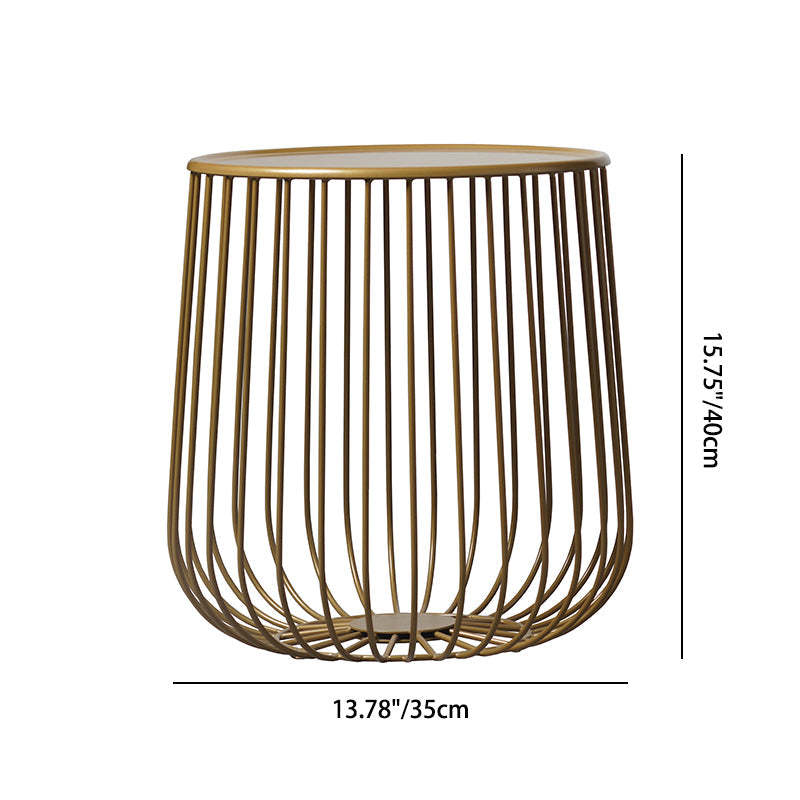 Contemporary Iron Cage Coffee Table