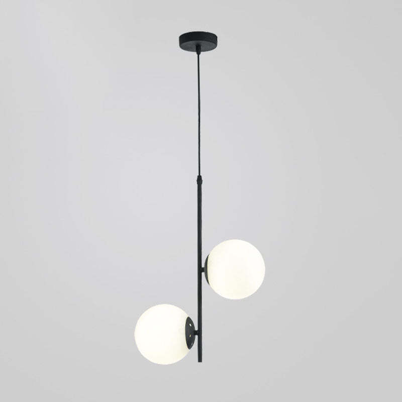 Nordic Minimalist Glass Ball Branch Chandelier