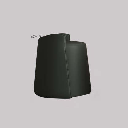 Modern Microfiber Leather Swivel Cylinder Vanity Stool