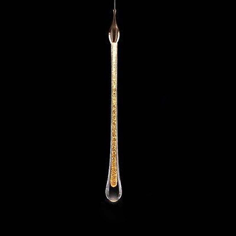 Scandinavian Water Drop Glass LED Pendant