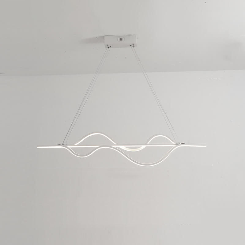 Minimalist Lines LED Island Chandelier