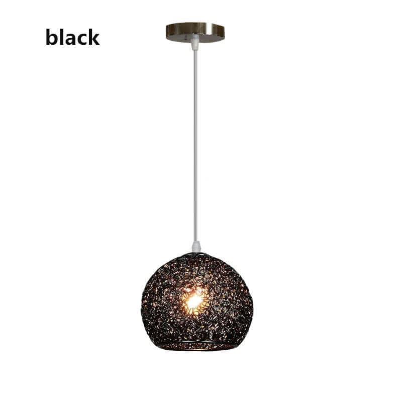 Contemporary Aluminum Macaron Round Pendant Light