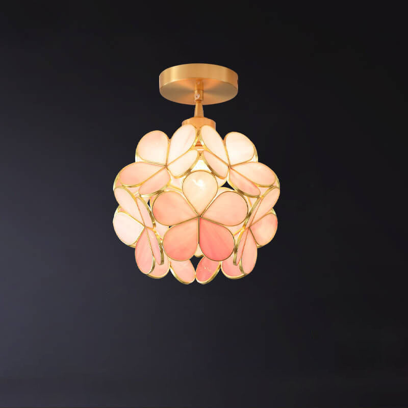 New Japanese Manual Petal Aisle Ceiling Light