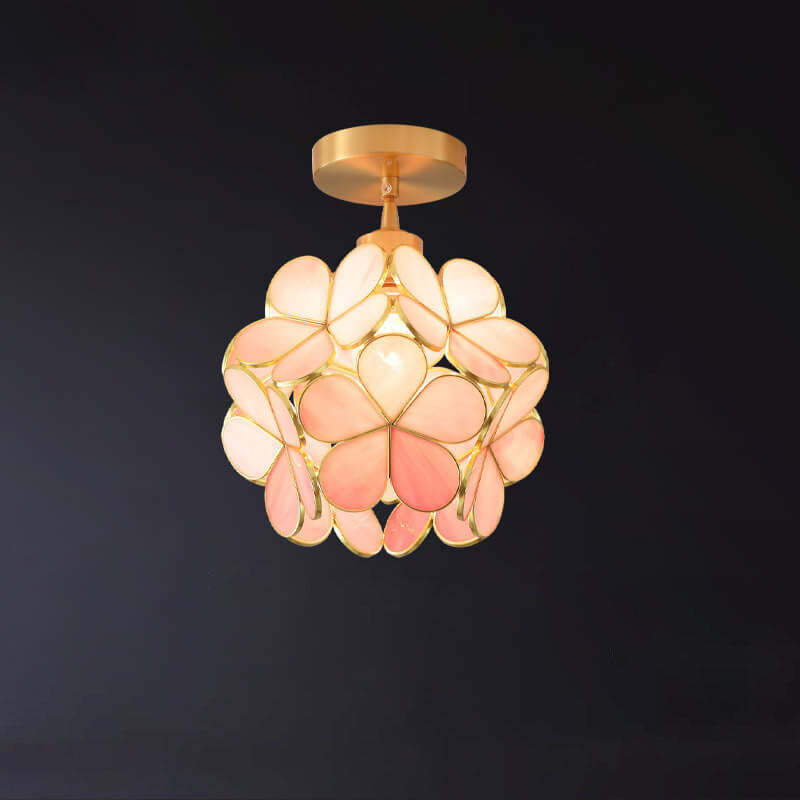 New Japanese Manual Petal Aisle Ceiling Light
