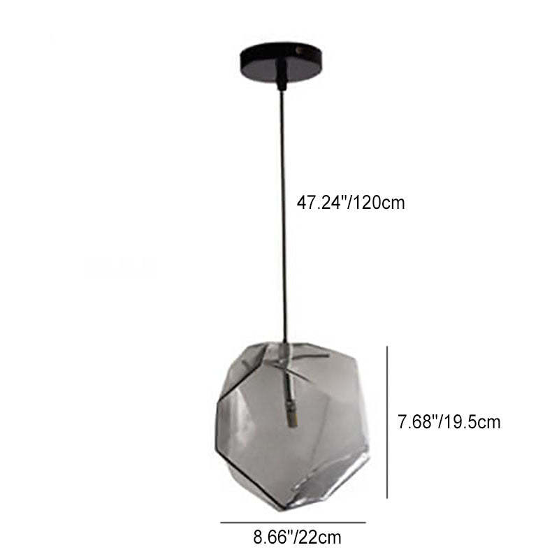 Modern Irregular Glass Pendant Light