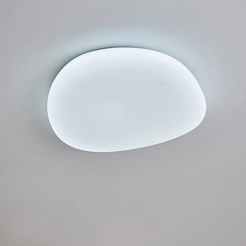 Minimalist Pebble Acrylic LED Flush Mount Light
