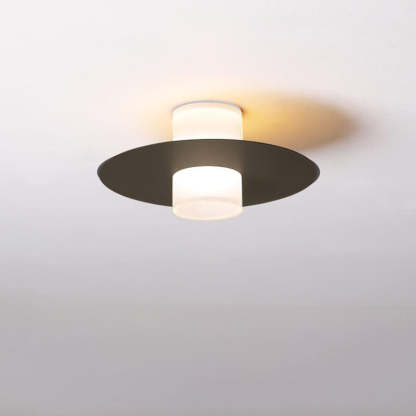 Minimalist Iron Cylindrical Disc Ceiling Light