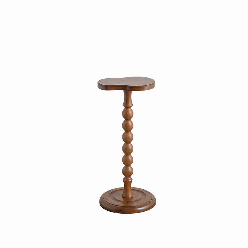 Vintage Orb Gourd Wood Side Table