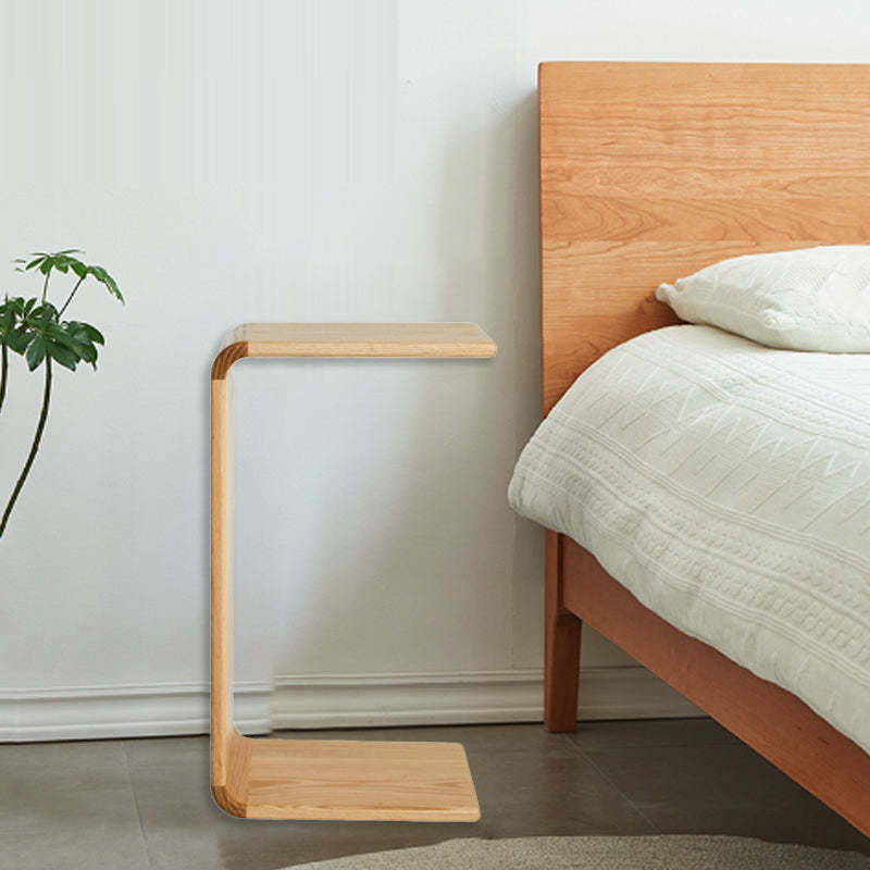 Nordic end c-shaped end & side tables in wood