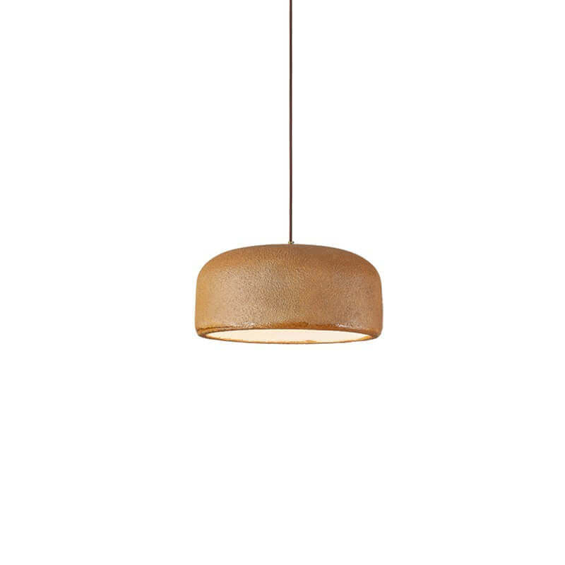 Japanese Matte Resin Dome Pendant Light