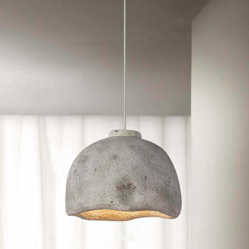 Nordic Rough Rock Semicircular Pendant Light