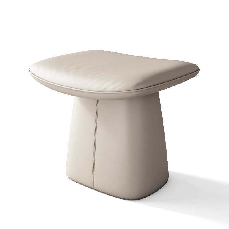 Minimalist Microfiber Leather Vanity Stool