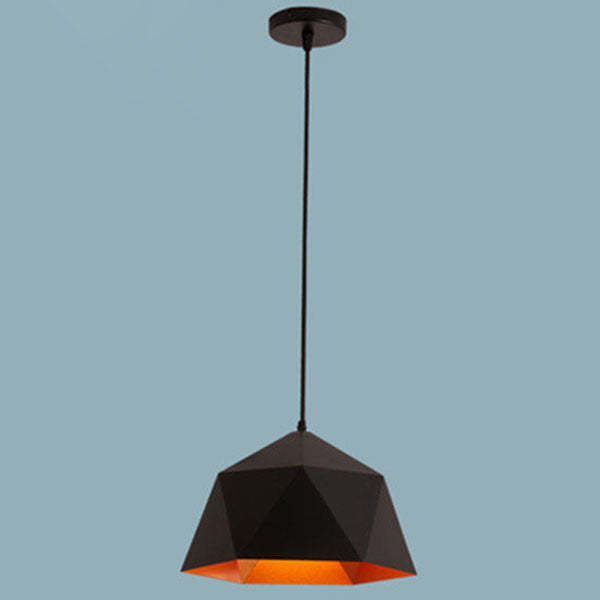 Modern Macaron Iron Lozenge Pendant Light