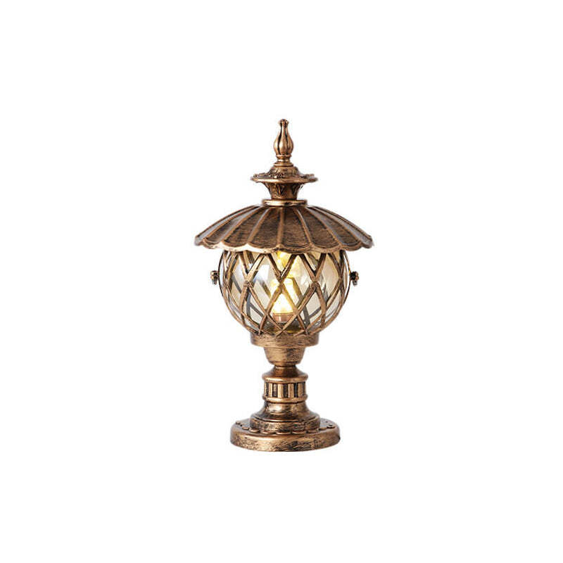 European Lotus Column Outdoor Landscape Light