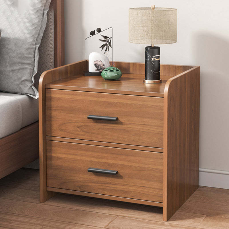 Chinese Rectangular 1/2-Drawer Nightstand — B - 2 Drawer