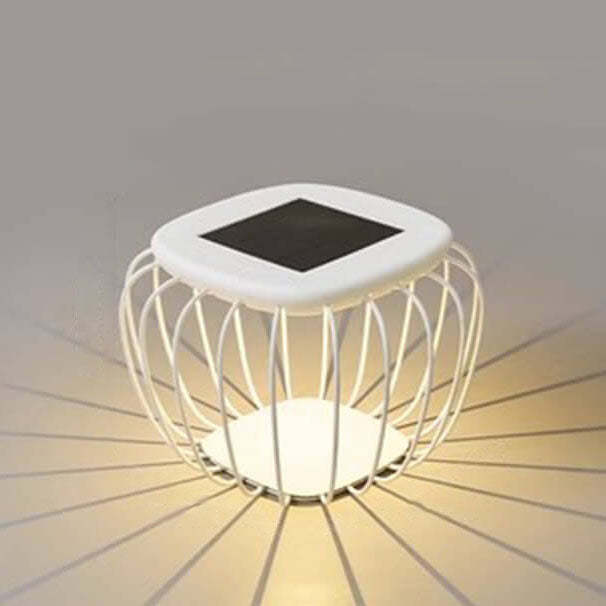Solar Minimalist Cage LED Outdoor Landscape Light