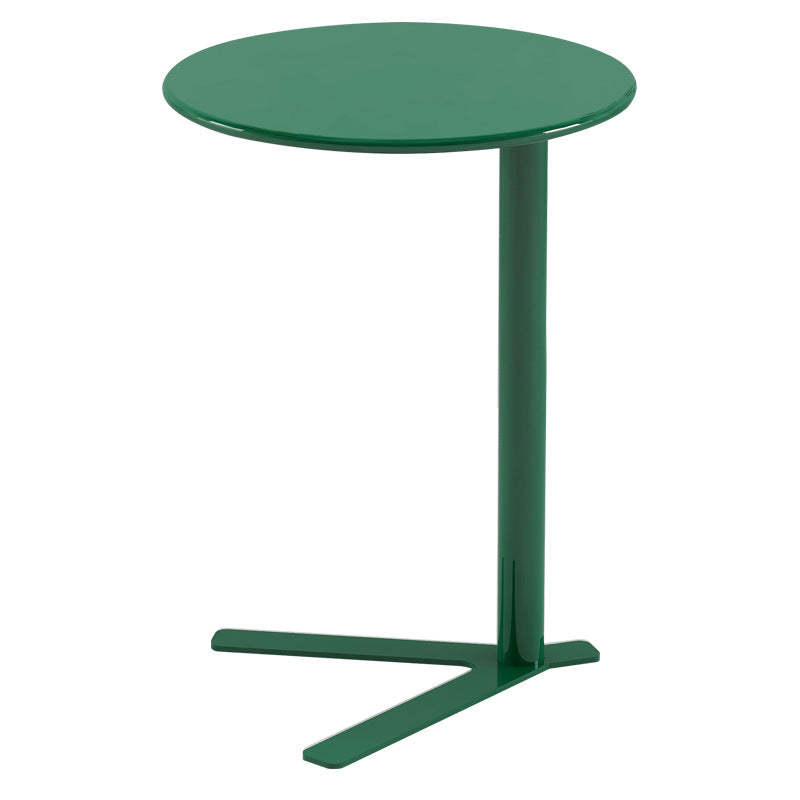 Scandinavian V-Base Iron End Table