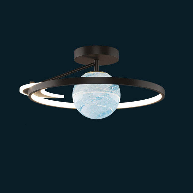 Modern Space Planet Globe LED Ceiling Light