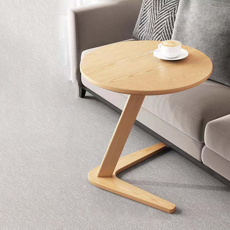 Nordic Triangle Base Wood Coffee Table