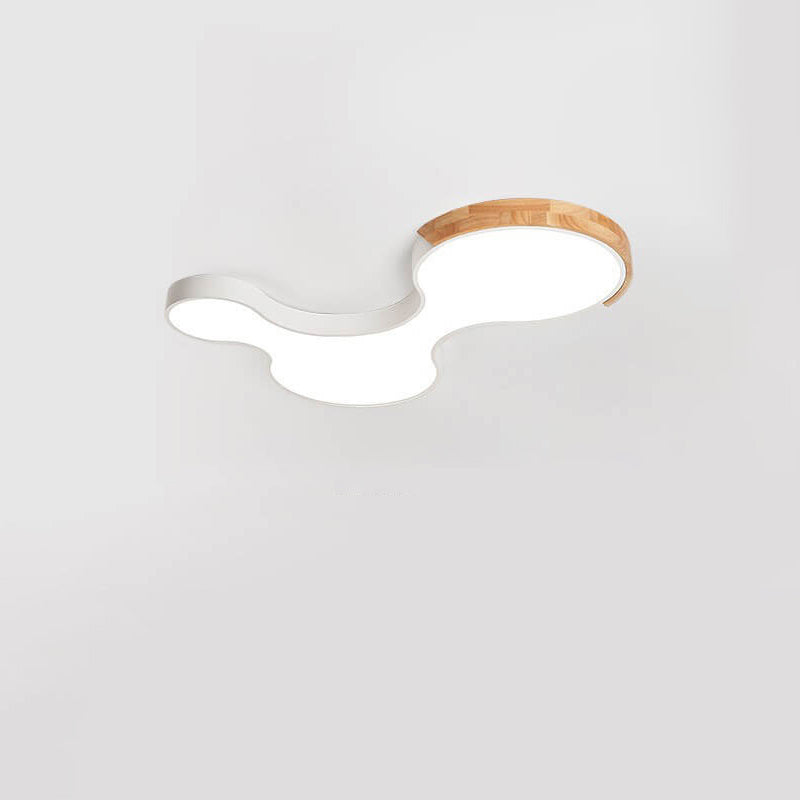 Nordic Macaron Block Clouds LED Flush Mount Light