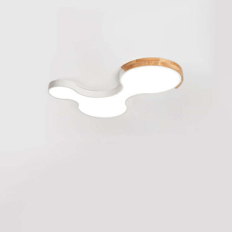 Nordic Macaron Block Clouds LED Flush Mount Light