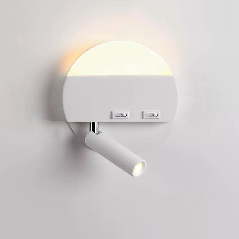 Minimalist Acrylic Aluminum LED Reading Sconce