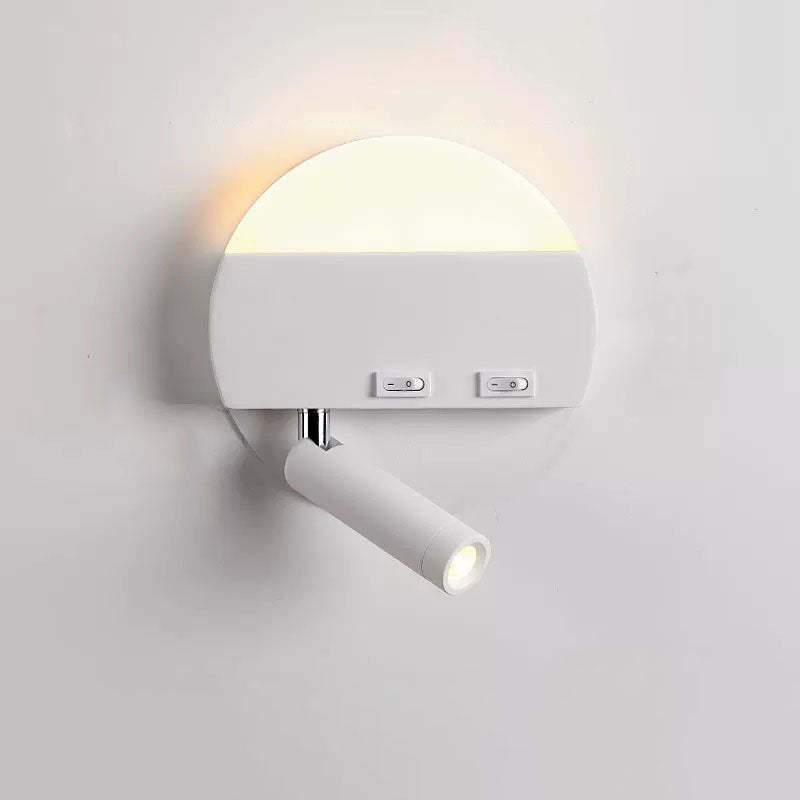 Minimalist Acrylic Aluminum LED Reading Sconce