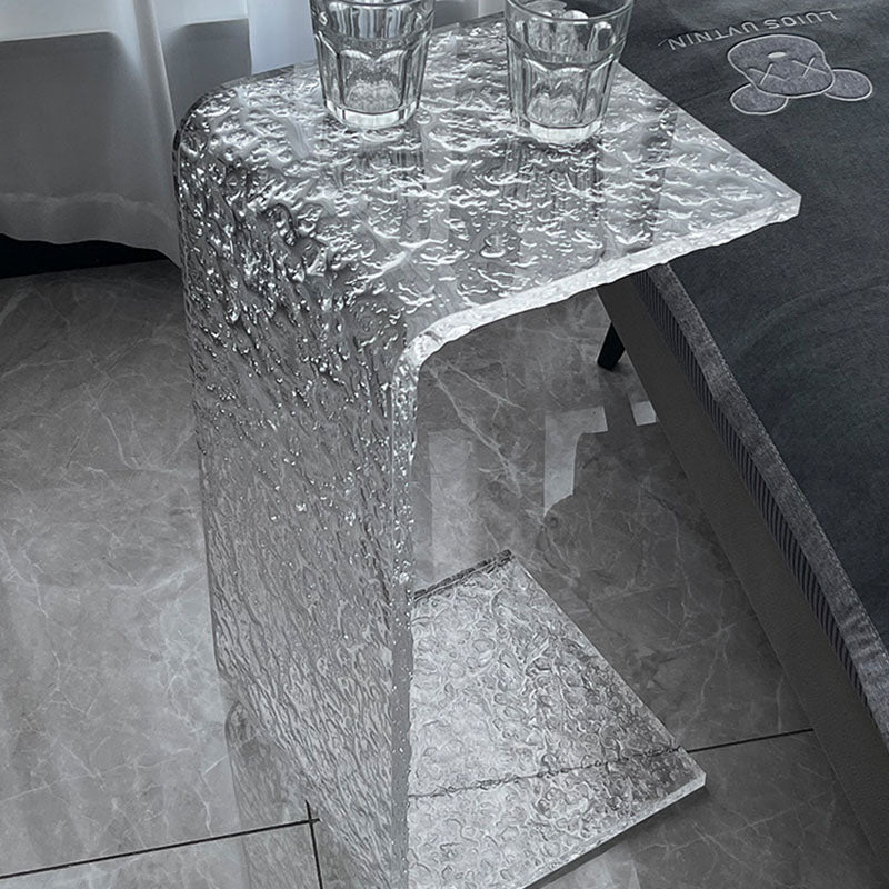 Nordic Ripple C-Shape End Table