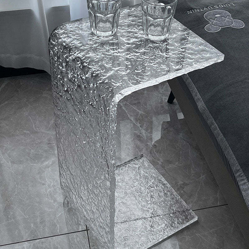 Nordic Ripple C-Shape End Table