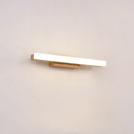 Nordic Minimalist Wooden Vanity LED Sconce