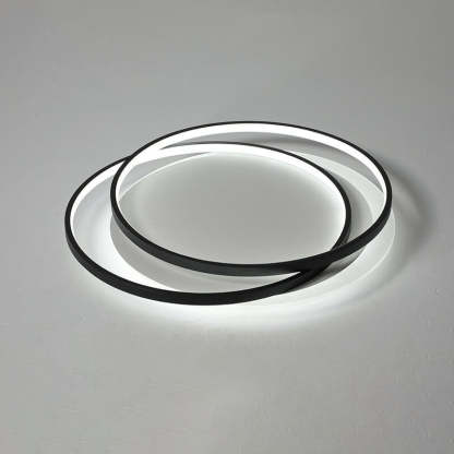 Nordic Luxury Circle Aluminum LED Flush Mount Light