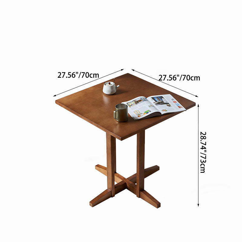 Minimalist Cross Wood Coffee Table