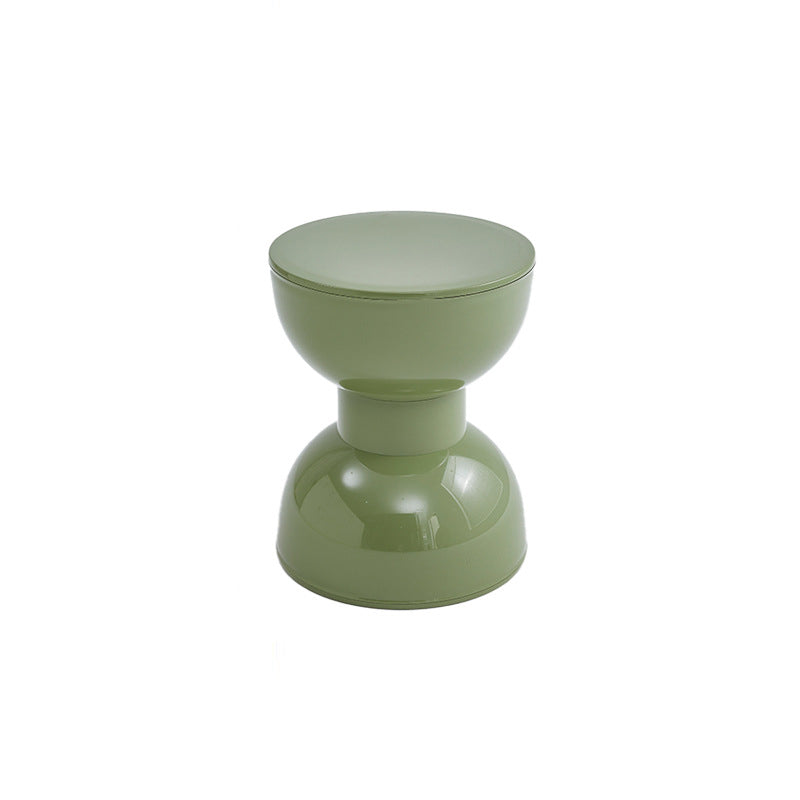 Scandinavian Hourglass Plastic Footstool