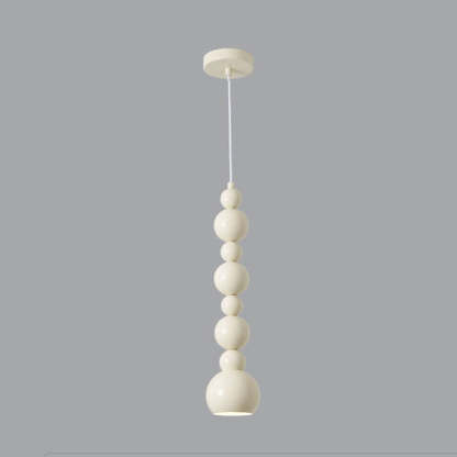 Cream Iron Gourd Skewer Chandelier
