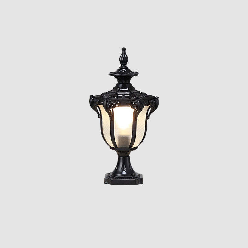 European Retro Die-Cast Aluminum Solar Garden