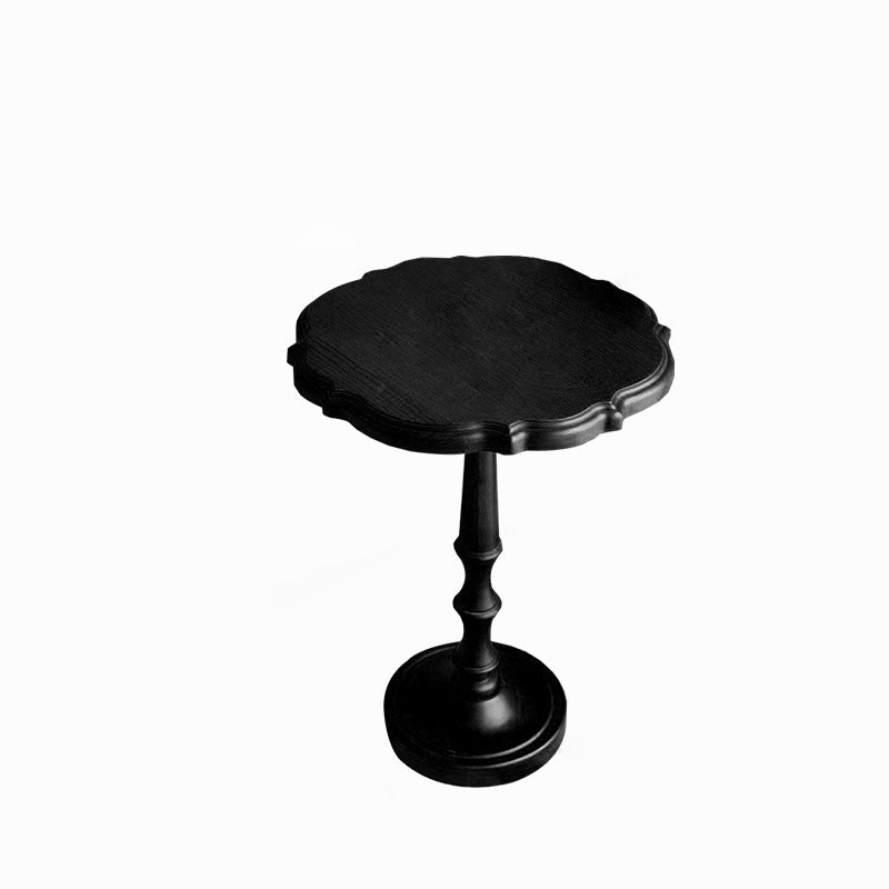 Vintage Round Lace Wood Coffee Table