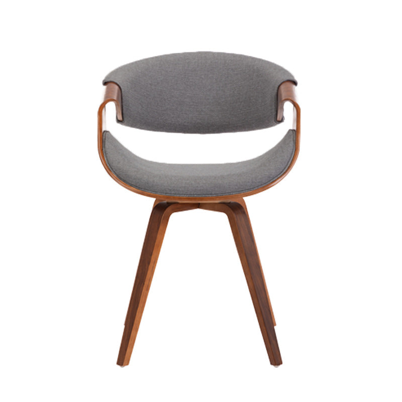 Contemporary Arc Upholstered Dining Chair