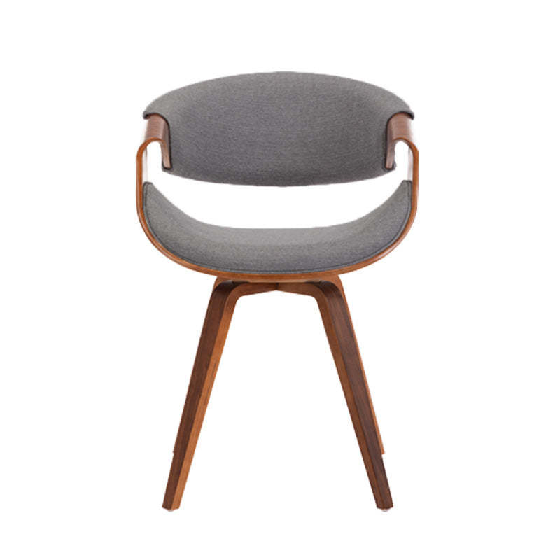 Contemporary Arc Upholstered Dining Chair