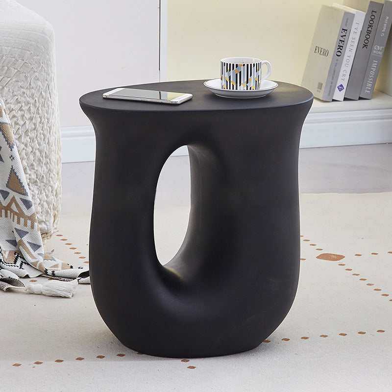 Minimalist O-Shape Acrylic Coffee Table