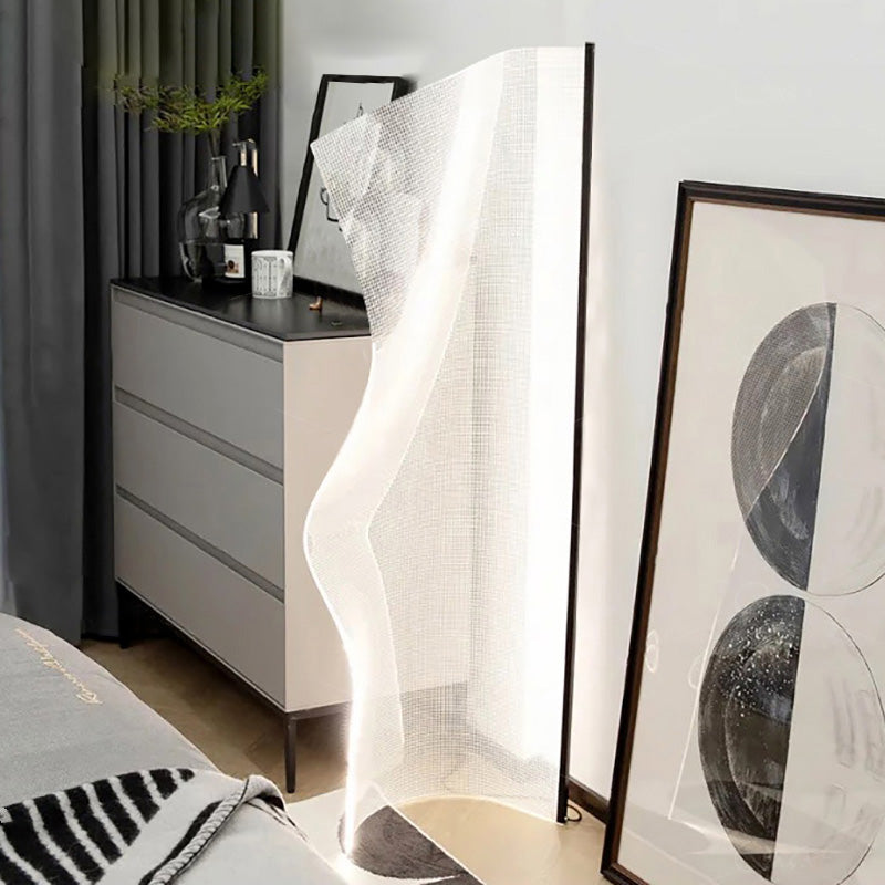 Art Deco Irregular Acrylic Aluminum LED Floor Lamp