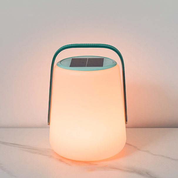 Minimalist Solar Leather Lantern Light